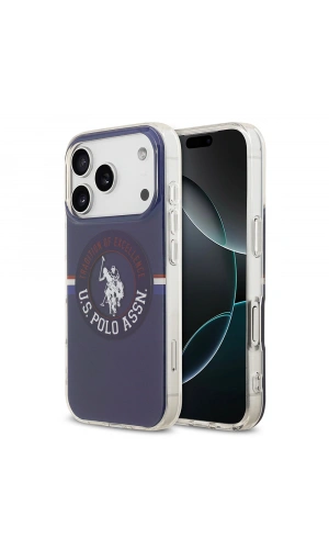 Apple iPhone 17 Pro Kılıf U.S. Polo Assn. Orjinal Lisanslı M-safe Şarj Özellikli IML Stripe Logolu Kapak