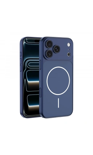 Apple iPhone 17 Pro Kılıf Zore M-Safe Şarj Özellikli Kamera Korumalı Spark Kapak