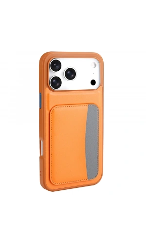 Apple iPhone 17 Pro Max Kılıf Kartlıklı Zore X-Kart Silikon Kapak
