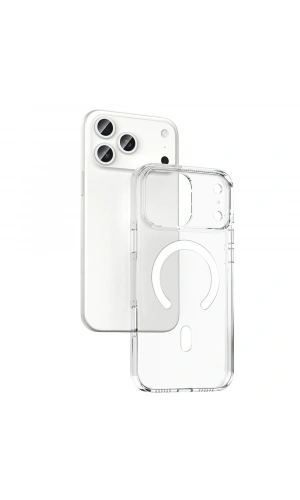 Apple iPhone 17 Pro Max Kılıf M-safe Şarj Özellikli Kamera Korumalı Zore Kripto Kapak