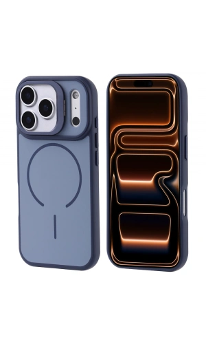 Apple iPhone 17 Pro Max Kılıf M-safe Şarj Özellikli Kamera Standlı Zore Notron Kapak
