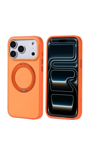 Apple iPhone 17 Pro Max Kılıf M-Safe Şarj Özellikli Standlı Zore Proton Silikon Kapak