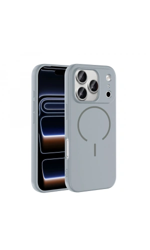 Apple iPhone 17 Pro Max Kılıf M-safe Şarj Özellikli Zore Meta Kapak