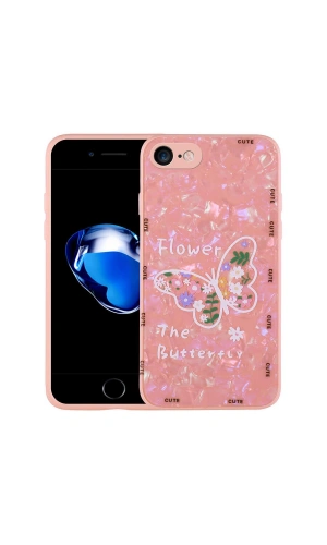 Apple iPhone 7 Kılıf Desenli Sert Silikon Zore Mumila Kapak