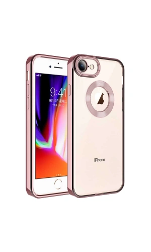 Apple iPhone 7 Kılıf Kamera Korumalı Logo Gösteren Zore Omega Kapak