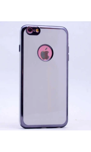 Apple iPhone 7 Kılıf Zore Arkası Parlak 360 Silikon