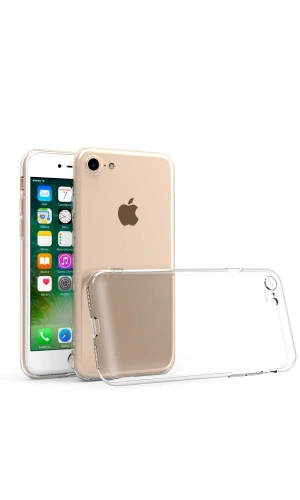 Apple iPhone 7 Kılıf Zore Kamera Korumalı Süper Silikon Kapak