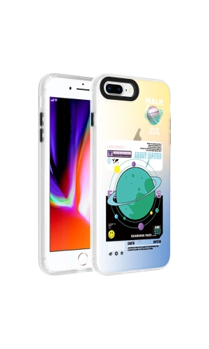 Apple iPhone 7 Plus Kılıf Desenli Zore Dragon Sert Kapak