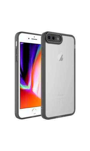 Apple iPhone 7 Plus Kılıf Kamera Korumalı Transparan Zore Post Kapak