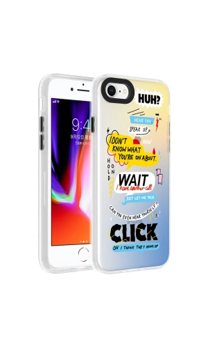 Apple iPhone 8 Kılıf Desenli Zore Dragon Sert Kapak