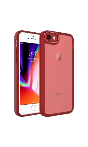 Apple iPhone SE 2022 Kılıf Kamera Korumalı Transparan Zore Post Kapak