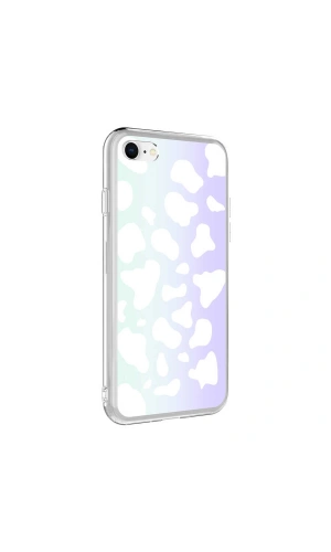 Apple iPhone SE 2022 Kılıf Zore M-Blue Desenli Kapak