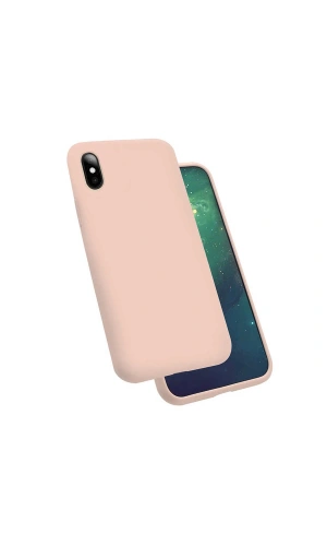 Apple iPhone XS Max 6.5 Kılıf Zore Silk Silikon