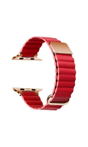 ​​​Apple Watch 38mm KRD-78 PU Deri Kordon Strap Kayış