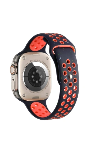 Apple Watch 40mm Kordon Yeni Seri 2023 KRD-02 Silikon Strap Kayış