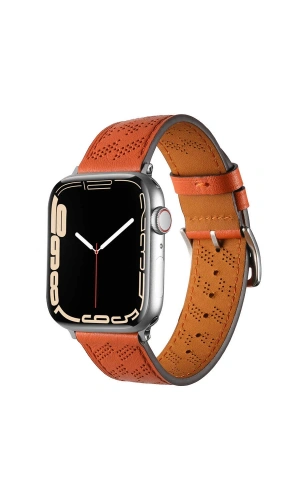 ​​​Apple Watch 42mm KRD-76 PU Deri Kordon Strap Kayış