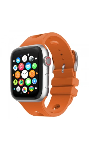 Apple Watch 44mm Delikli Tasarım Zore KRD-147 Silikon Kordon