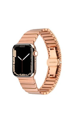 ​​​Apple Watch 44mm Kordon KRD-79 Metal Strap Kayış