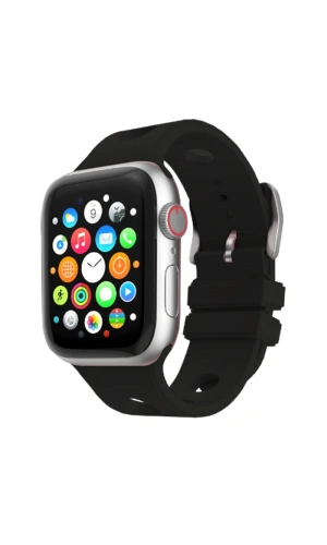 Apple Watch 7 41mm Delikli Tasarım Zore KRD-147 Silikon Kordon