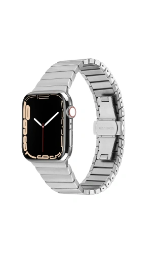 ​​​Apple Watch 7 41mm Kordon KRD-79 Metal Strap Kayış