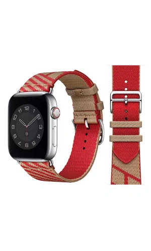 Apple Watch 7 41mm KRD-51 Hasır Kordon