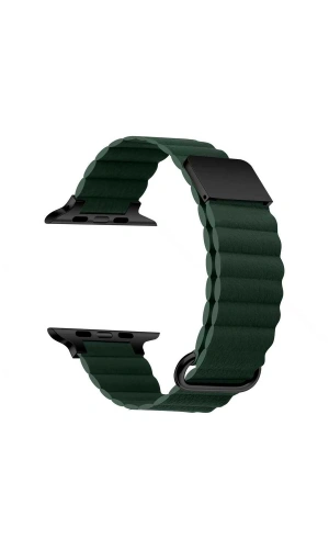 ​​​Apple Watch 7 41mm KRD-78 PU Deri Kordon Strap Kayış