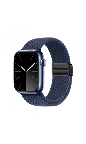 Apple Watch 7 41mm Zore KRD-134 Örgü Tasarımlı Hasır Kordon Strap Kayış
