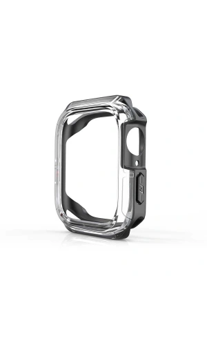 Apple Watch 7 41mm Zore Watch Gard 08 Sert PC + Silikon Koruyucu