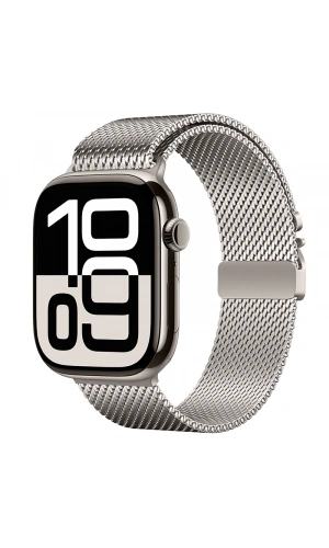 Apple Watch 7 45mm Zore KRD-121 Metal Hasır Kordon
