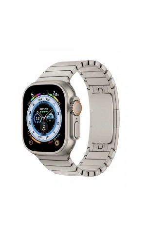 Apple Watch Ultra 49mm Kordon KRD-35 Metal Kordon