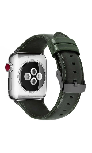 ​​​Apple Watch Ultra 49mm Kordon Luxury Leather Deri Strap Kayış