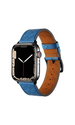 ​​​Apple Watch Ultra 49mm KRD-76 PU Deri Kordon Strap Kayış