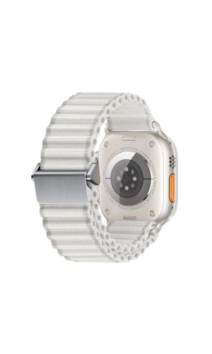 Apple Watch Ultra 49mm Zore KRD-123 Naylon Kumaş Hasır Örgülü Kordon