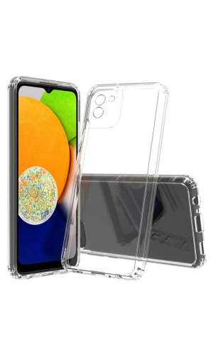 Galaxy A03 Kılıf Zore 2mm Anti Shock Silikon