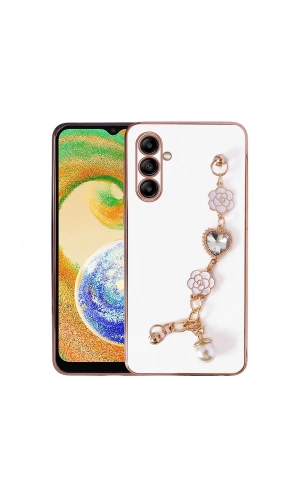 Galaxy A04S Kılıf El Tutamaçlı Kamera Korumalı Zore Taka Silikon Kapak