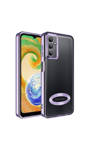 Galaxy A04S Kılıf Kamera Korumalı Logo Gösteren Zore Omega Kapak