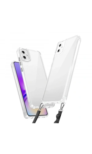 Galaxy A06 Kılıf Airbagli Takılabilir Askı Aparatlı Zore Snap Silikon Kapak