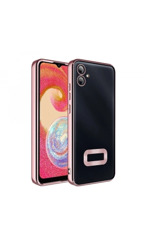 Galaxy A06 Kılıf Kamera Korumalı Logo Gösteren Zore Omega Kapak