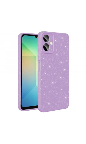 Galaxy A06 Kılıf Kamera Korumalı Simli Lüks Zore Koton Kapak