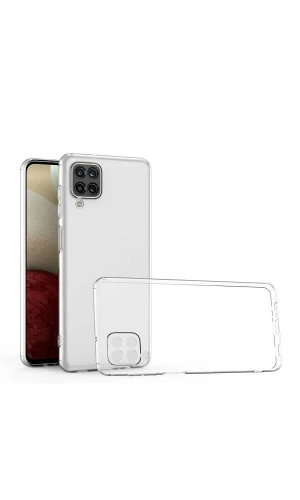 Galaxy A12 Kılıf Zore Kamera Korumalı Süper Silikon Kapak