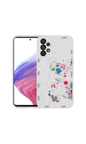 Galaxy A13 4G Kılıf Desenli Sert Silikon Zore Mumila Kapak