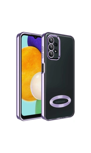 Galaxy A13 4G Kılıf Kamera Korumalı Logo Gösteren Zore Omega Kapak
