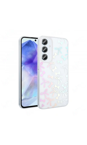 Galaxy A16 Kılıf Şeffaf Figürlü Zore Folk Sert Kapak