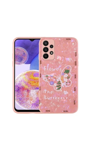 Galaxy A23 Kılıf Desenli Sert Silikon Zore Mumila Kapak
