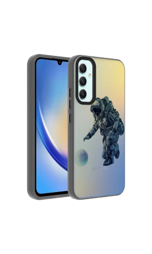 Galaxy A24 Kılıf Desenli Zore Dragon Sert Kapak