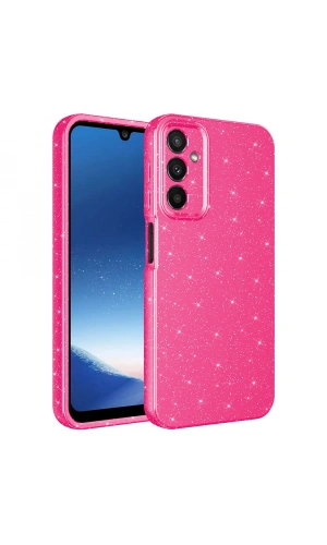 Galaxy A24 Kılıf Kamera Korumalı Simli Lüks Zore Koton Kapak