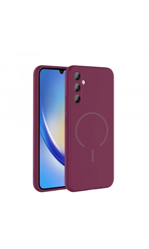 Galaxy A24 Kılıf M-safe Şarj Özellikli Zore Meta Kapak