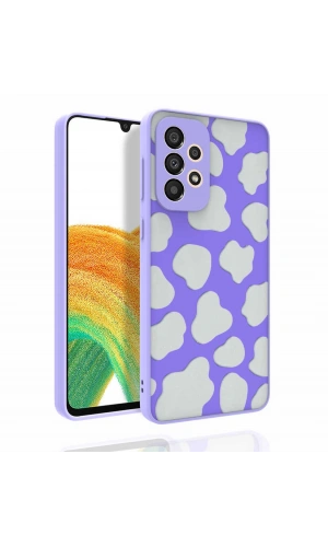 Galaxy A33 5G Kılıf Desenli Kamera Korumalı Parlak Zore Nora Kapak