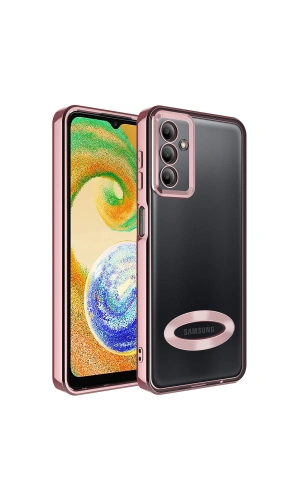 Galaxy A34 Kılıf Kamera Korumalı Logo Gösteren Zore Omega Kapak