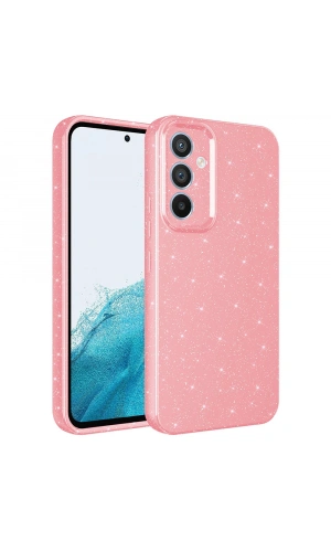 Galaxy A34 Kılıf Kamera Korumalı Simli Lüks Zore Koton Kapak